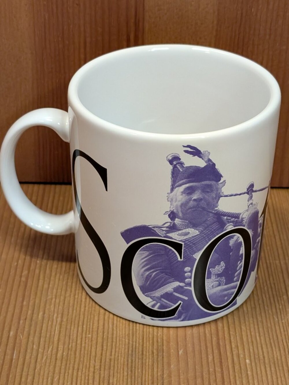 SCOTLAND Starbucks CITY MUG COLLECTOR SERIES 2000 Coffee Cup Bagpipes 20oz LNUC